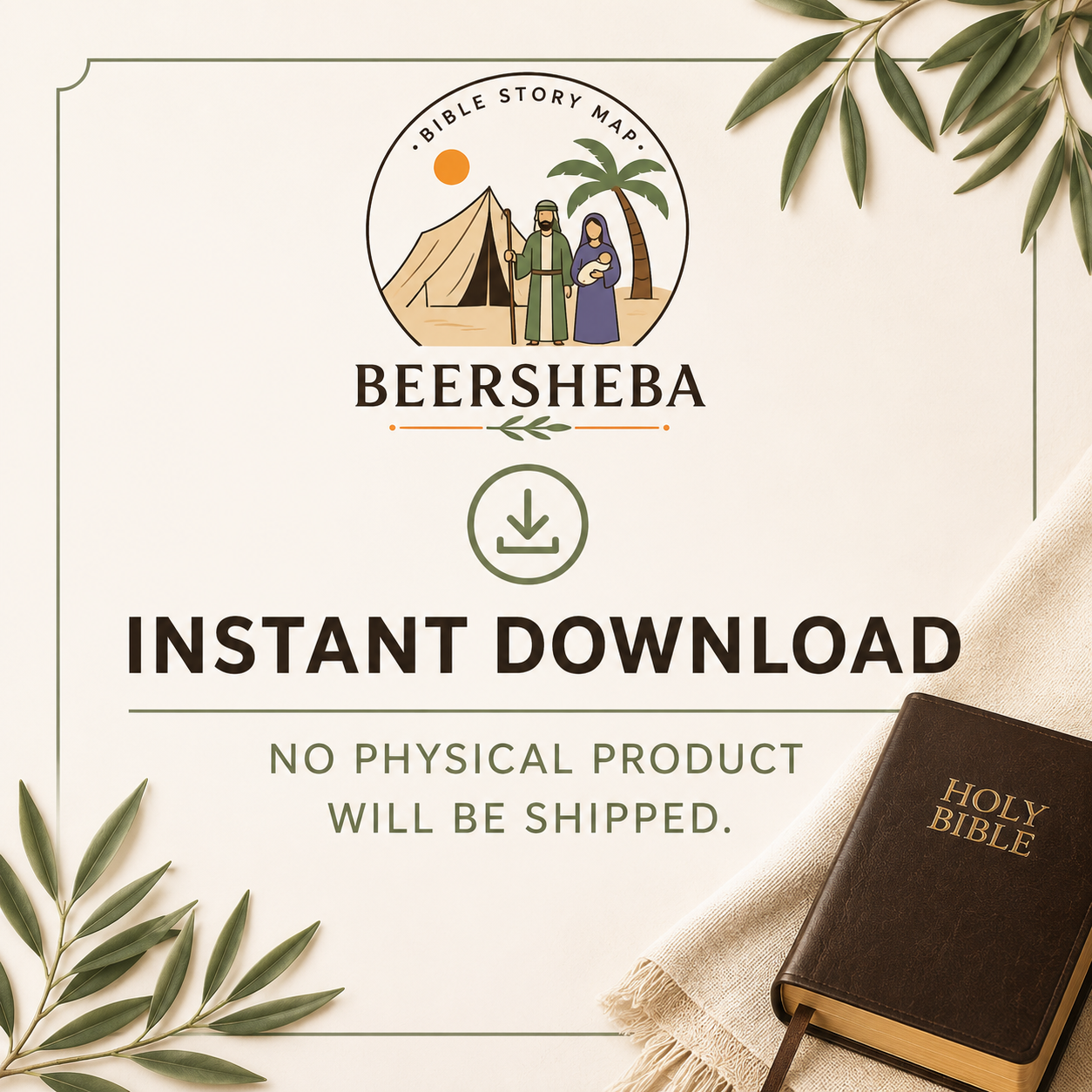 Find the Bible Map Places Worksheet Digital Download