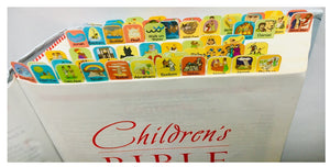 New! Bible Story Tabs - Set of 90 sticker tabs to add to your Bible for quick reference.